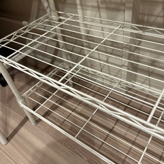 【11/30】ニトリ　スチールラック　白　棚の画像