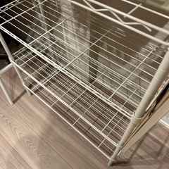 【11/30】ニトリ　スチールラック　白　棚の画像