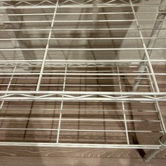 【11/30】ニトリ　スチールラック　白　棚の画像