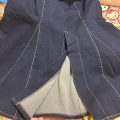 ジーパン長スカート  サイズMの画像