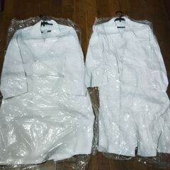 白衣 Sサイズ 2枚セット（ダブル/シングル）長期保管品 11月中引き取り希望の画像