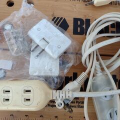 観音寺 電気コード 電源タップ 色々セット 中古品の画像