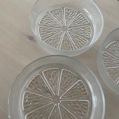 ガラス お皿 5点セットの画像