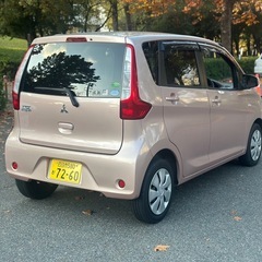 三菱 eKワゴン ピンク B11W 5ドア26年式 2014 117000KMの画像