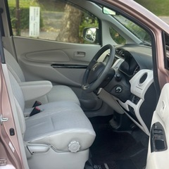 三菱 eKワゴン ピンク B11W 5ドア26年式 2014 117000KMの画像