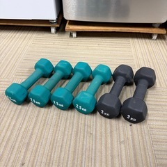 【お買い得‼️】ダンベル 18点セット！ 総重量36kg！ エクササイズ  鉄アレイ ゴムコーティング ラバーコーティングの画像