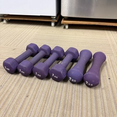 【お買い得‼️】ダンベル 18点セット！ 総重量36kg！ エクササイズ  鉄アレイ ゴムコーティング ラバーコーティングの画像