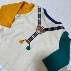 【ミキハウス】豪華なロンT　80cmの画像