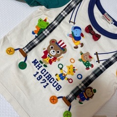 【ミキハウス】豪華なロンT　80cmの画像