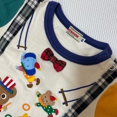 【ミキハウス】豪華なロンT　80cmの画像