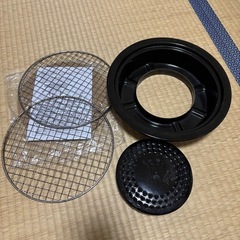 Iwatani 網焼プレート CB-A-AMP カセットフー専用アクセサリー 焼網2枚付きの画像