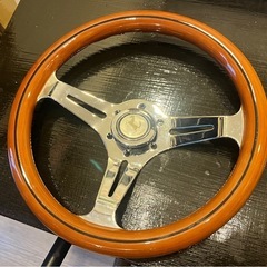 ⭐️ステアリング　程度良好👍👍👍32cmの画像
