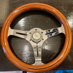 ⭐️ステアリング　程度良好👍👍👍32cmの画像