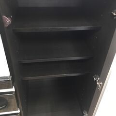 【ジャングルジャングル広陵店】ニトリ　レンジ台　ブラウン✕ホワイトの画像