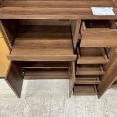 ★リユースのサカイ高崎店★TJ13465  レンジボード 茶 H182.5×D41×W90 クリーニング済みの画像