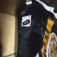 未使用トラの模様が描かれたブランケットです。の画像