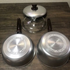HOKUAミニクーパーアルミ鍋6点セット　の画像
