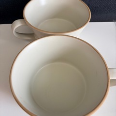 スープカップ　２つの画像
