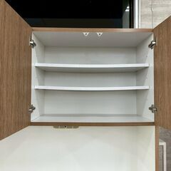 ★リユースのサカイ高崎店★TJ13467  食器棚 茶 H184.5×D45×W104.5 クリーニング済みの画像