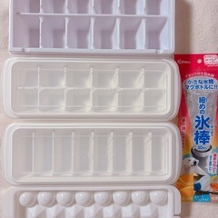 製氷皿4枚とチャック付製氷袋26枚の画像