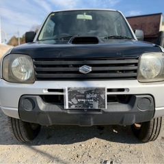 社外マフラー♪5速 MT スズキ ジムニー★総額25.8万円★車検2年付き K6A ターボ 4WD 機関良好 下回り状態良好！Tチェーン エアコン動作確認済み 修復歴なし！の画像