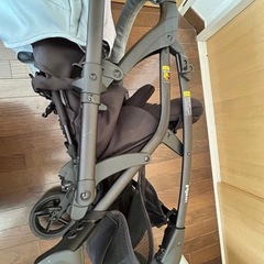 Pigeon ランフィリノン8 RB4L ブルー　ベビーカー　両対面式の画像