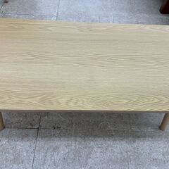 ★リユースのサカイ高崎店★TJ13468 (株)ニトリ テーブル クリーム H32.5×D45×W90.5 クリーニング済みの画像