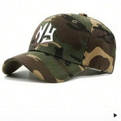 【新品】　迷彩柄キャップ　アーミーグリーン　男女兼用の画像