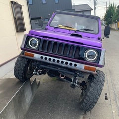 ジムニーJA11C 幌車　無双懸架の画像