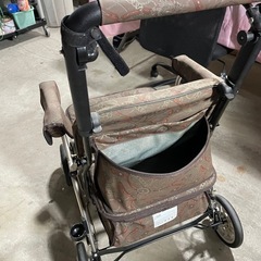 SATSUKI シルバーカー 手押し車 押し車　 軽量 アルミ 駐車ストッパーの画像