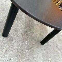 ★リユースのサカイ高崎店★TJ13469 (株)ニトリ テーブル 黒 H33.5×D56×W90 クリーニング済みの画像