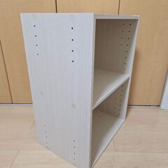 ニトリ　連結できるNカラボ　レギュラー2段　ホワイトウォッシュの画像