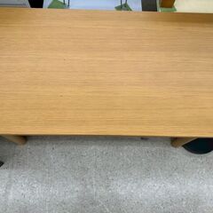 ★リユースのサカイ高崎店★TJ13470 (株)無印良品 テーブル ライトブラウン H50.3×D55×W110 クリーニング済みの画像