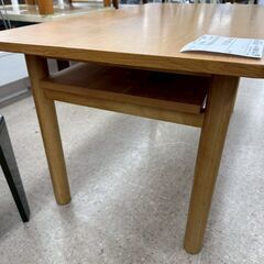 ★リユースのサカイ高崎店★TJ13470 (株)無印良品 テーブル ライトブラウン H50.3×D55×W110 クリーニング済みの画像