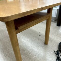 ★リユースのサカイ高崎店★TJ13470 (株)無印良品 テーブル ライトブラウン H50.3×D55×W110 クリーニング済みの画像