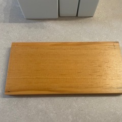 白山陶器 コンディメントセット　 （醤油さし・塩・胡椒・木の台セット）の画像