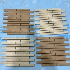 DIY外壁タイルラフ面ボーダーの画像