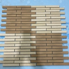 DIY外壁タイルラフ面ボーダーの画像