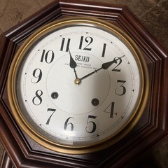 掛時計 振り子時計 電池式の画像