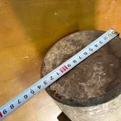 古材 木製大ハンマー（木槌） 全長約90cmの画像