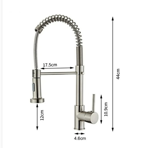 スプリング水栓　水道　蛇口