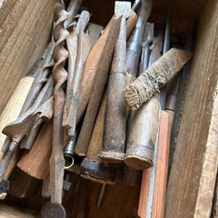 古い大工道具鉄製の画像