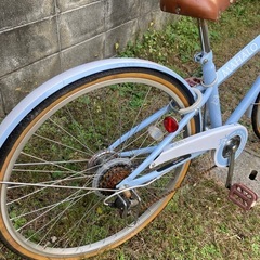 マハロC26型ブルー　ジュニア/子ども用自転車の画像