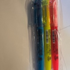 フリクション蛍光ペン　3色セット　新品の画像