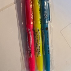 フリクション蛍光ペン　3色セット　新品の画像