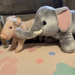 動物のぬいぐるみの画像