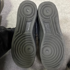 【NIKE AIR FORCE 1】25.5cm ブラック まだ使えますの画像