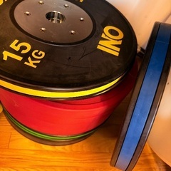 バーベル&プレートセット売り！定価¥170,000超えの画像