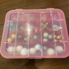 収納ケース付　クリスマスツリー　オーナメント　の画像