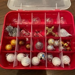 収納ケース付　クリスマスツリー　オーナメント　の画像